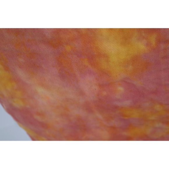 Stussy Jeans Mens 28 Wonderland Dye Big Ol Wide Leg Button Fly Pinkish Yellow - Picture 14 of 16